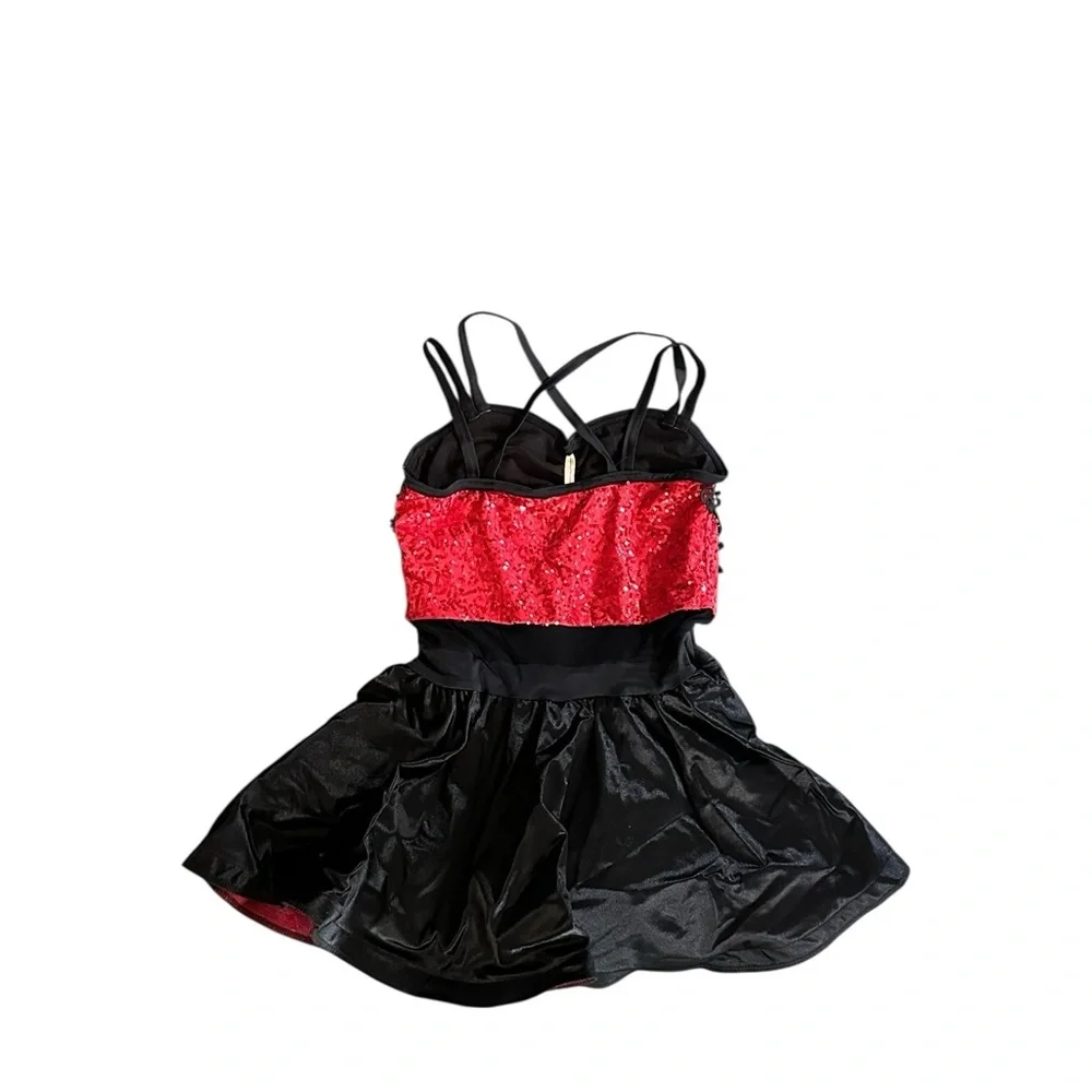 Weissman Red and Black Kids Dance Costume